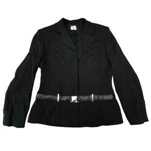 Vertigo Paris France Luxury Black Blazer Suit Jacket